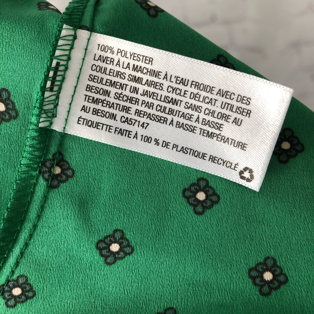 NWT Merona green blouse - Picture 8 of 8